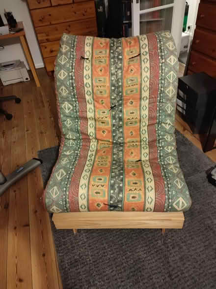 Photo of free Futon mattress and wooden base (East Grinstead RH19) #1