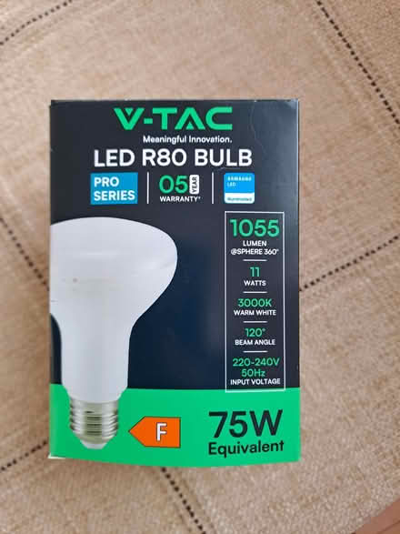 Photo of free 75w led R80 spotlight bulb (Sherrard's Green WR14) #1