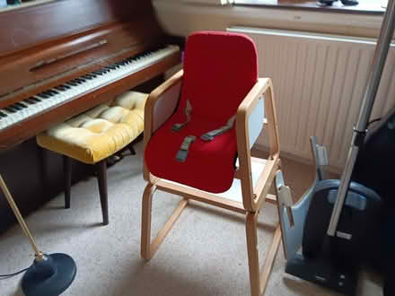 Photo of free High chair, wooden + convertible (Bromley BR2) #1