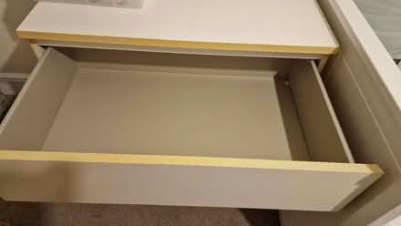 Photo of free White 3 drawers unit (Bluntisham PE28) #2