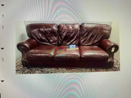 Photo of free two leather couches (red hook 12571) #1