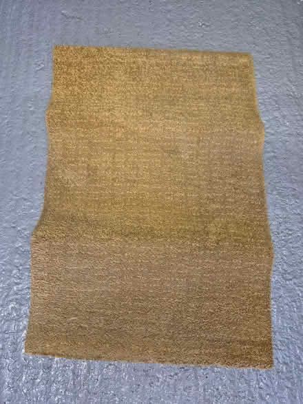 Photo of free Rug - old gold colour (Peachcroft OX14) #1