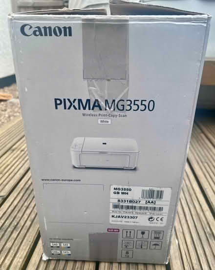 Photo of free Canon Pixma MG3550 Printer (Colchester CO1) #1