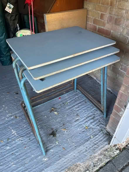 Photo of free Stacking school/exam tables (Teg Down SO22 5) #1