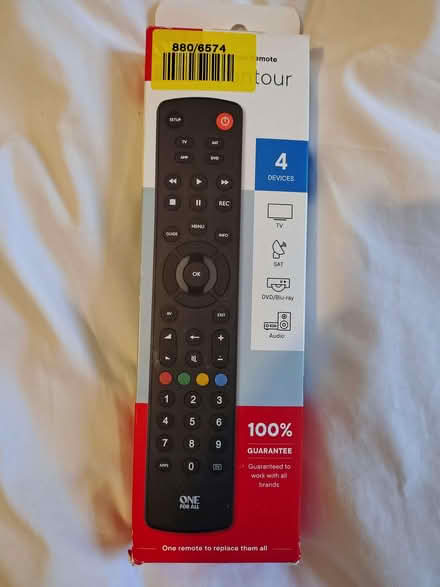 Photo of free One4All universal remote control. (Shepton Mallet BA4) #1