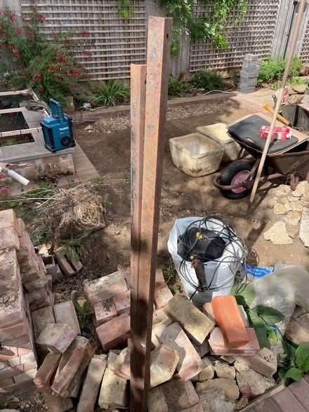 Photo of free Two Angle Iron Fence Posts (Northcourt OX14) #1