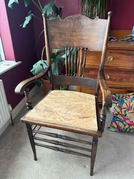 Photo of free Beautiful wooden chair - no cushion (BS5) #1