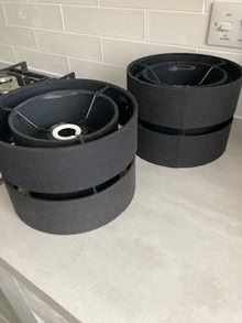 Photo of free Two black lampshades (Collect from CO10) #1