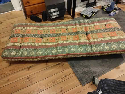 Photo of free Futon mattress and wooden base (East Grinstead RH19) #2