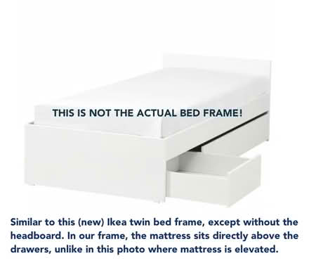 Photo of free Ikea twin bed frame (no mattress) (santa monica) #1