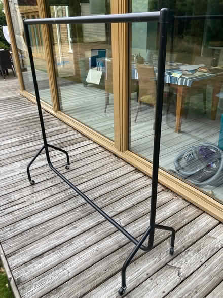 Photo of free Mobile clothes hanging rail (Stock CM4) #1