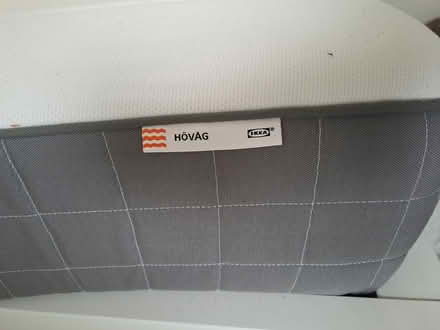 Photo of free White double malm bed (Wormholt W12) #4