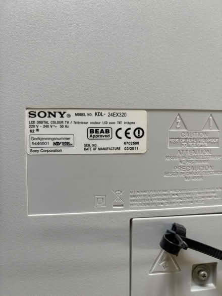 Photo of free Sony TV 24” (Ladygrove Didcot OX11) #2