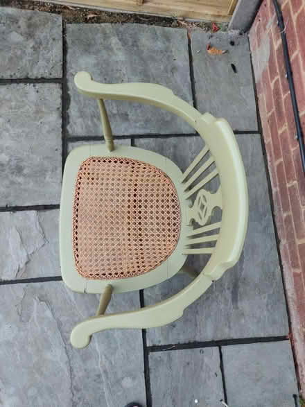 Photo of free Wooden carver chair painted (Liphook GU30) #2