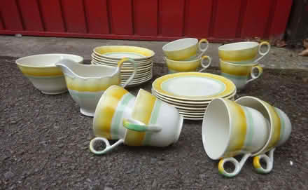 Photo of free Retro China. Part Tea Set. Grindley Cream Petal. (Royal Wootton Bassett SN4) #1