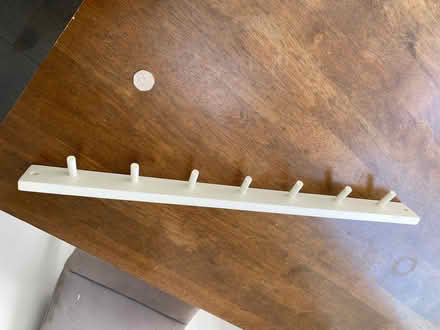 Photo of free Peg hooks - white wooden (Aldrington BN3) #1