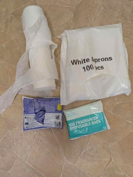 Photo of free Single use aprons and nappy bags (Ulverley Green B92) #1
