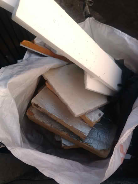 Photo of free large bag of polysterene/insulation - halloween gravestones? (BT14) #1