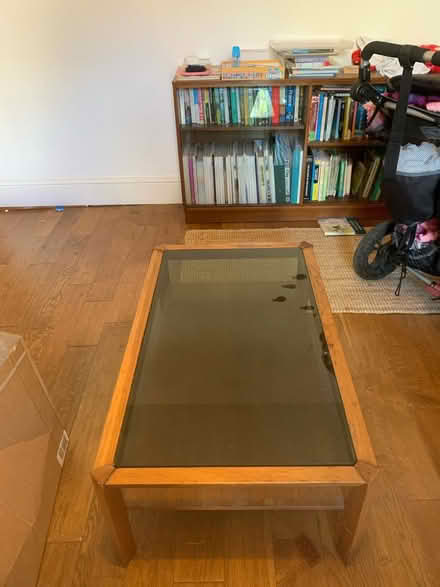 Photo of free Teak & glass coffee table 70’s (S7 Netheredge) #1