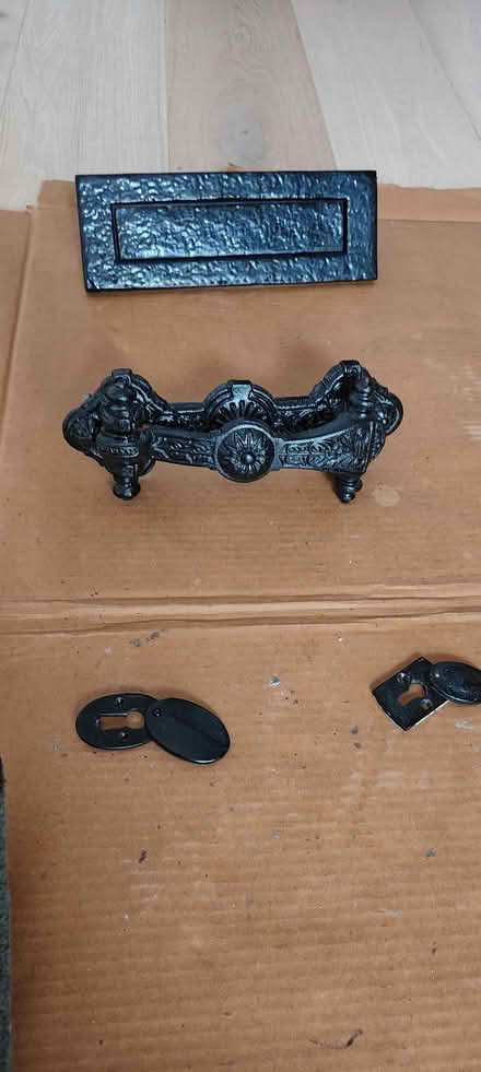 Photo of free Exterior door hardware - black (St Albans AL1) #1