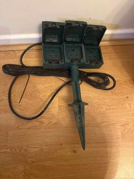 Photo of free Outdoor 3 plug extension cable (Thames ditton, KT7) #1