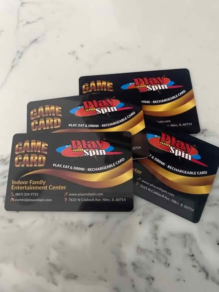 Photo of free Play & Spin rechargeable game cards (Skokie) #1