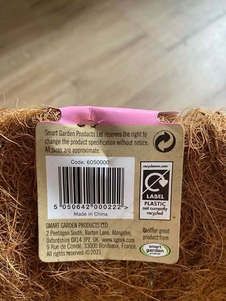 Photo of free Coco wall manger liner (Chalfont St Peter SL9) #3