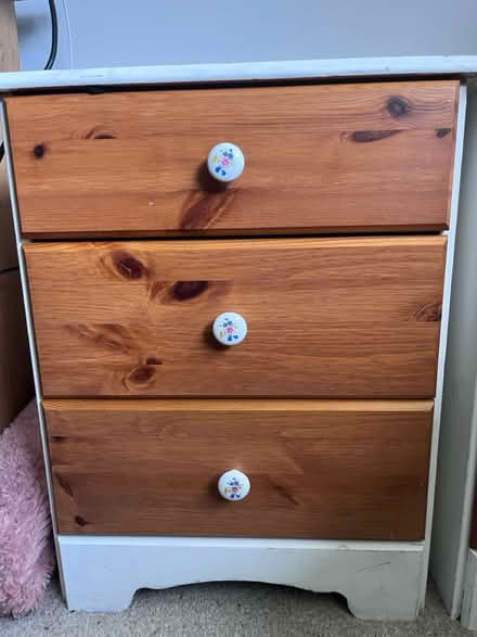 Photo of free Wooden bedside tables x2 (M30 9dt) #3
