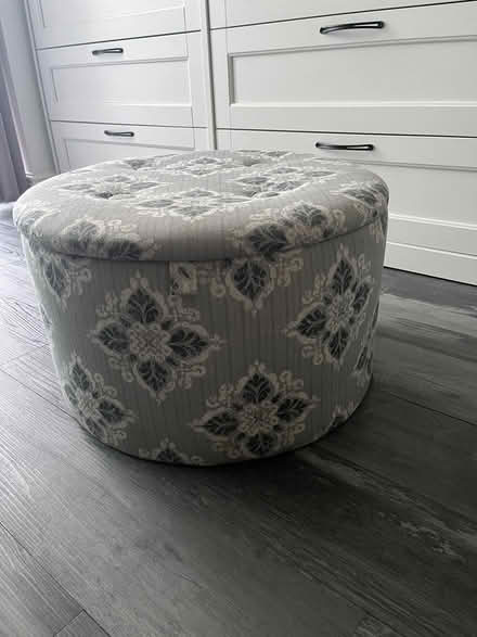 Photo of free Small round ottoman storage stool (BS7) #1