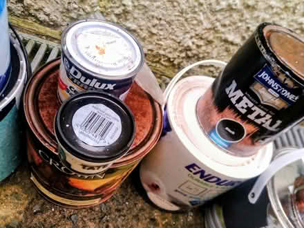 Photo of free shed clear out of house hold paints (BT14) #2