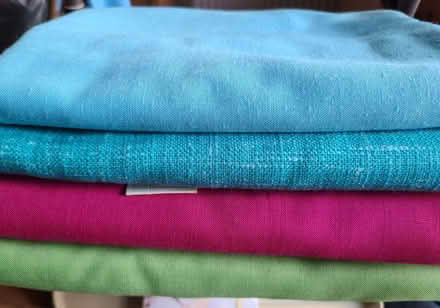 Photo of free Linen type fabric (Elton Green CH2) #1