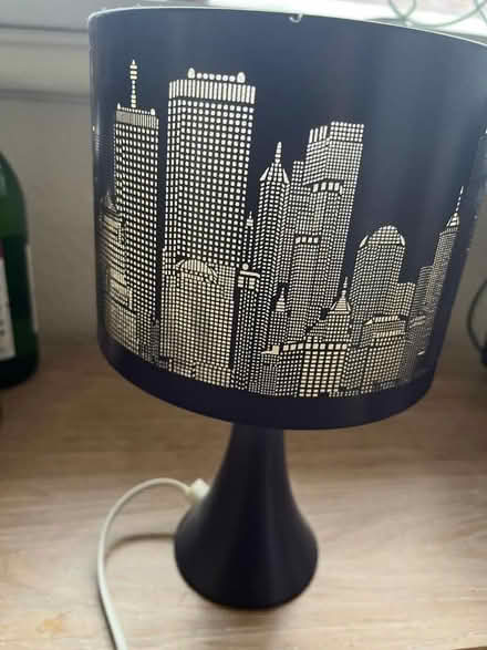 Photo of free Purple table lamp (Ashton in Makerfield WN4) #2