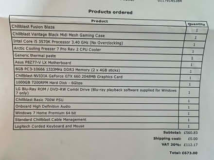 Photo of free Working Desktop PC (Guiseley LS20) #2