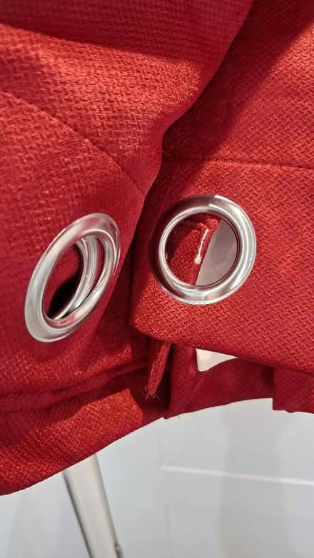 Photo of free Eyelet curtains wine coloured 72 x 45 in (Broomridge FK7) #2