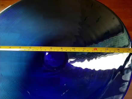 Photo of free Large blue glass bowl (Beeston, NG9) #4