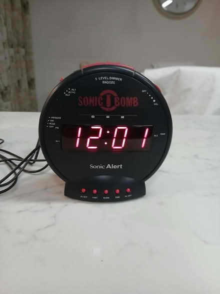Photo of free Sonic Bomb Alarm Clock (Great Shefford RG17) #2