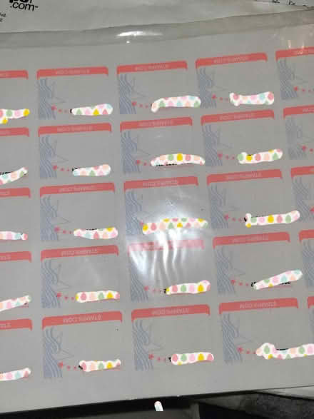 Photo of free Stamps dot com stamp sheeta (Northridge) #1