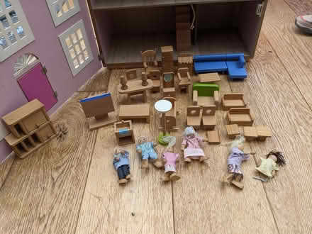 Photo of free Wooden dolls house and furniture (Holt Park LS16) #3