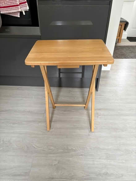 Photo of free Two foldable wooden tables (Waterlooville PO7) #4