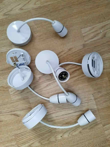 Photo of free 5x Ceiling Rose Bayonet Cap Pendant Light Fittings (Charlton SE7) #1