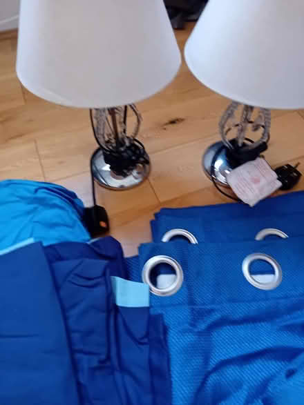 Photo of free Curtains, duvet cover, sheet, lamps (Brislington) #4