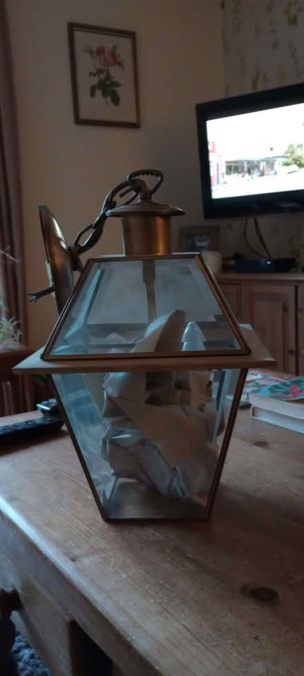 Photo of free Brass Electric Lantern (Slack Lane DE22) #1