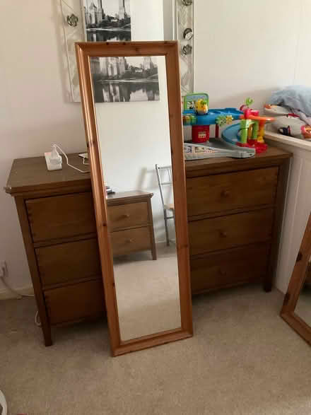 Photo of free Tall wooden mirror (M33 5NW) #1