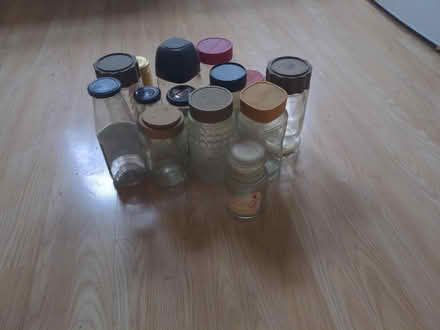 Photo of free 14 glass jars with lids (Nether Edge S7) #1
