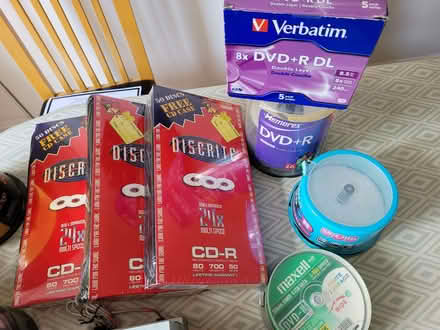 Photo of free Huge collection of BLANK CD's and DVD's for writing / backup (Rayner's Lane HA2) #4