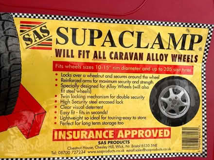Photo of free Caravan wheel lock (Liverpool L25) #3