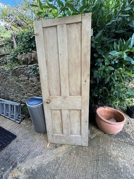 Photo of free Stripped pine door (Sherston SN16) #1