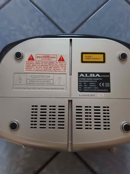 Photo of free MW/FM Radio Cassette CD Player (Great Mole Wood SG14) #2