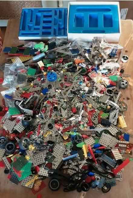 Photo of free Huge bundle of Eitech metal toy construction German Meccano (Wallands Park BN7) #1