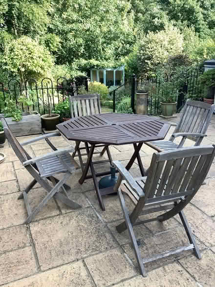 Photo of free Garden table and four chairs (Ipswich IP4) #1